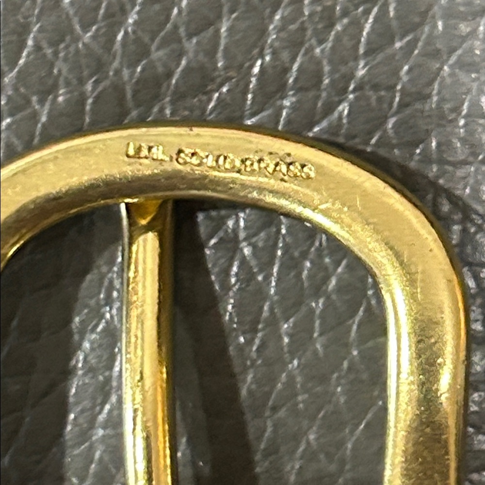 Leather Man Ltd. handmade leather and canvas golf club belt size 34 - Picture 4 of 6